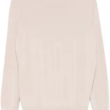 Свитер с круглым вырезом