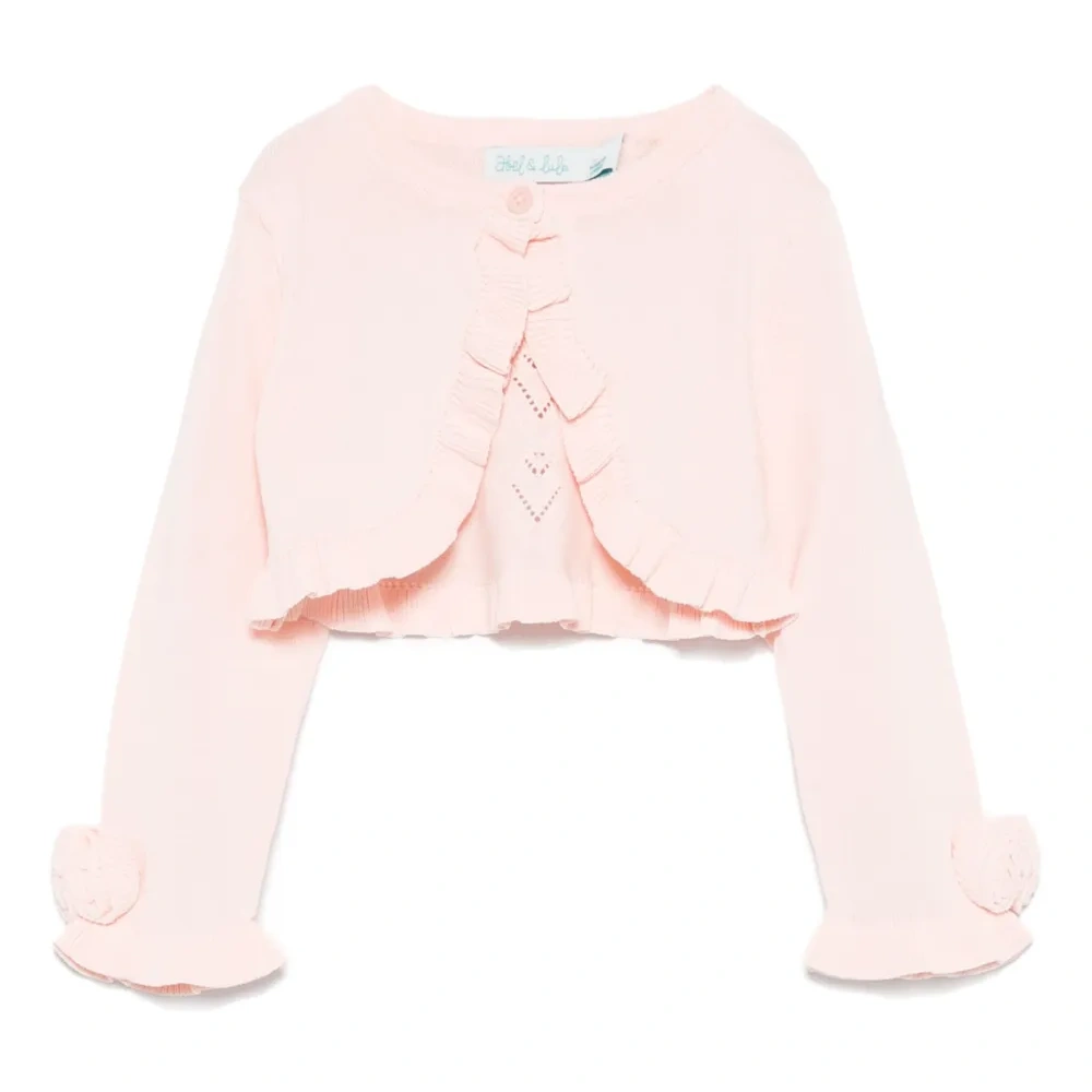 Кардиган с оборками