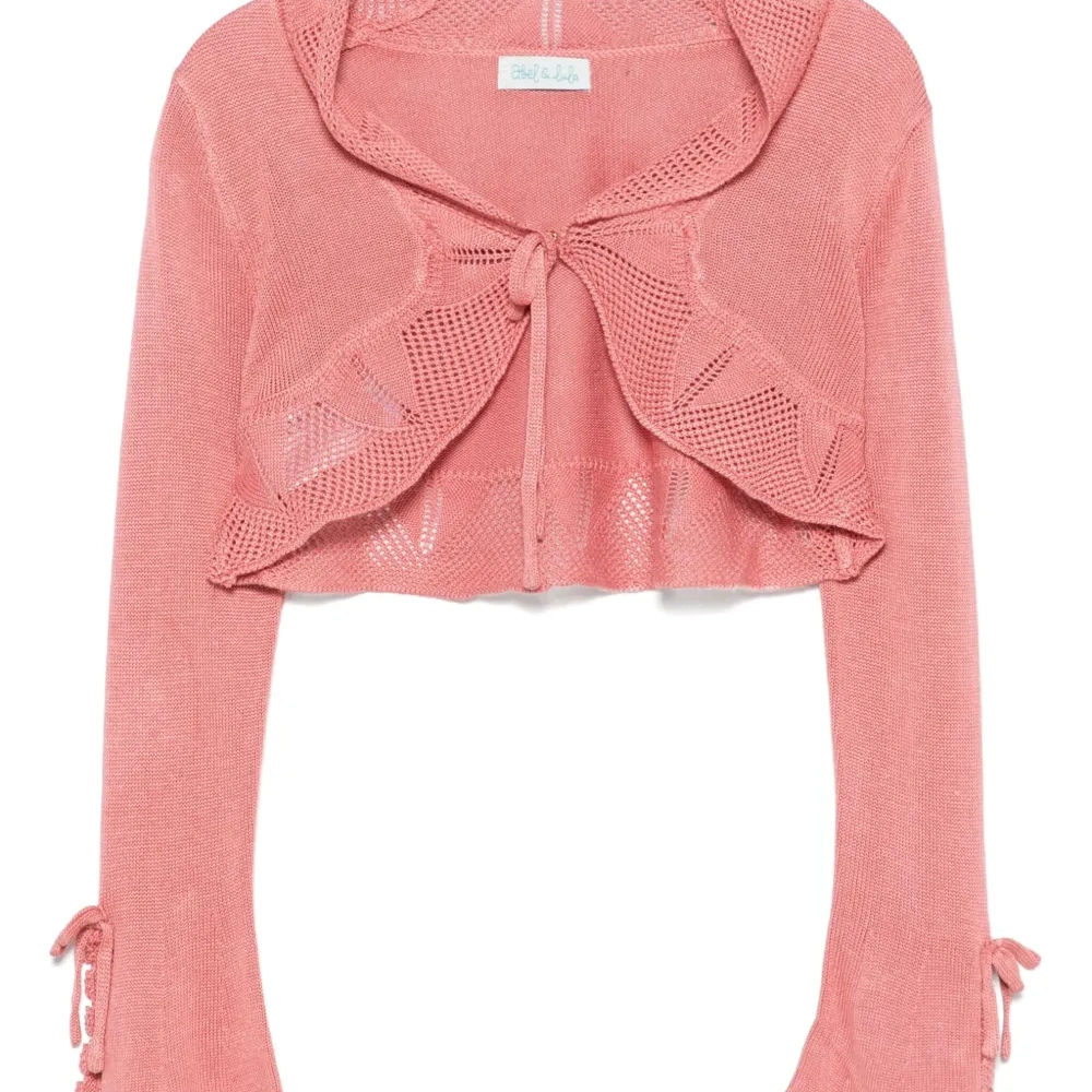 Кардиган с рукавами колокол