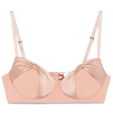 Креповый топ с бантом