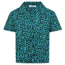 Рубашка с леопардовым принтом