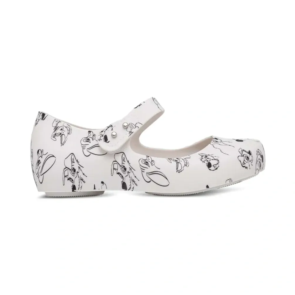 Балетки с принтом