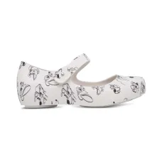 Балетки с принтом