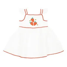 Платье с рукавами кап и вышивкой