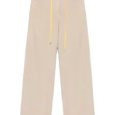 Широкие брюки в полоску