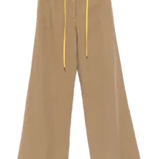 Широкие брюки в полоску