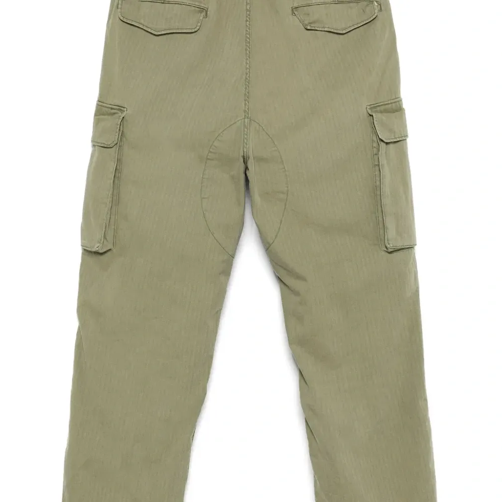 Брюки карго с узором в елочку