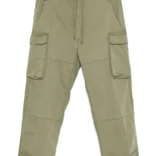 Брюки карго с узором в елочку