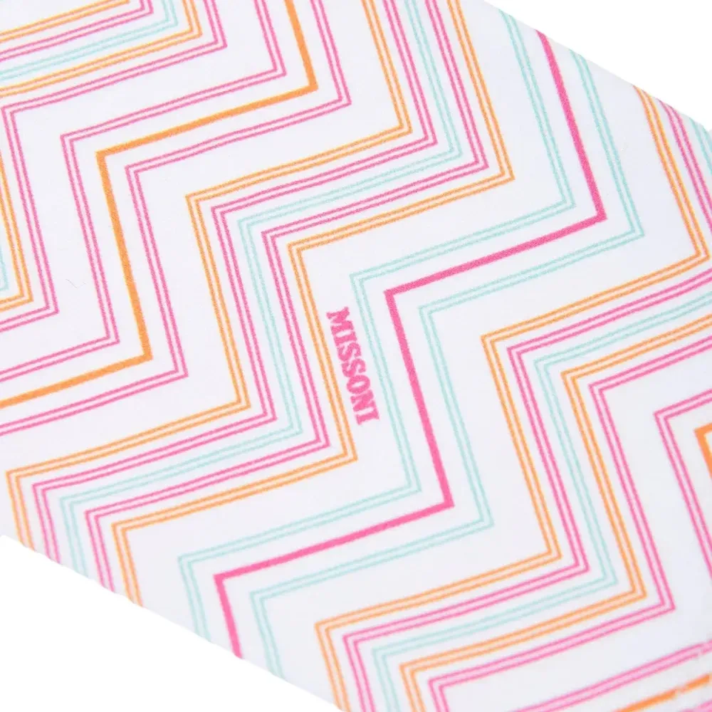 Брюки с узором зигзаг