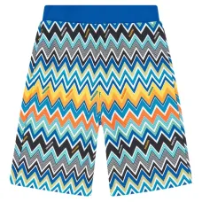 Шорты с принтом зигзаг Шорты с принтом зигзаг
