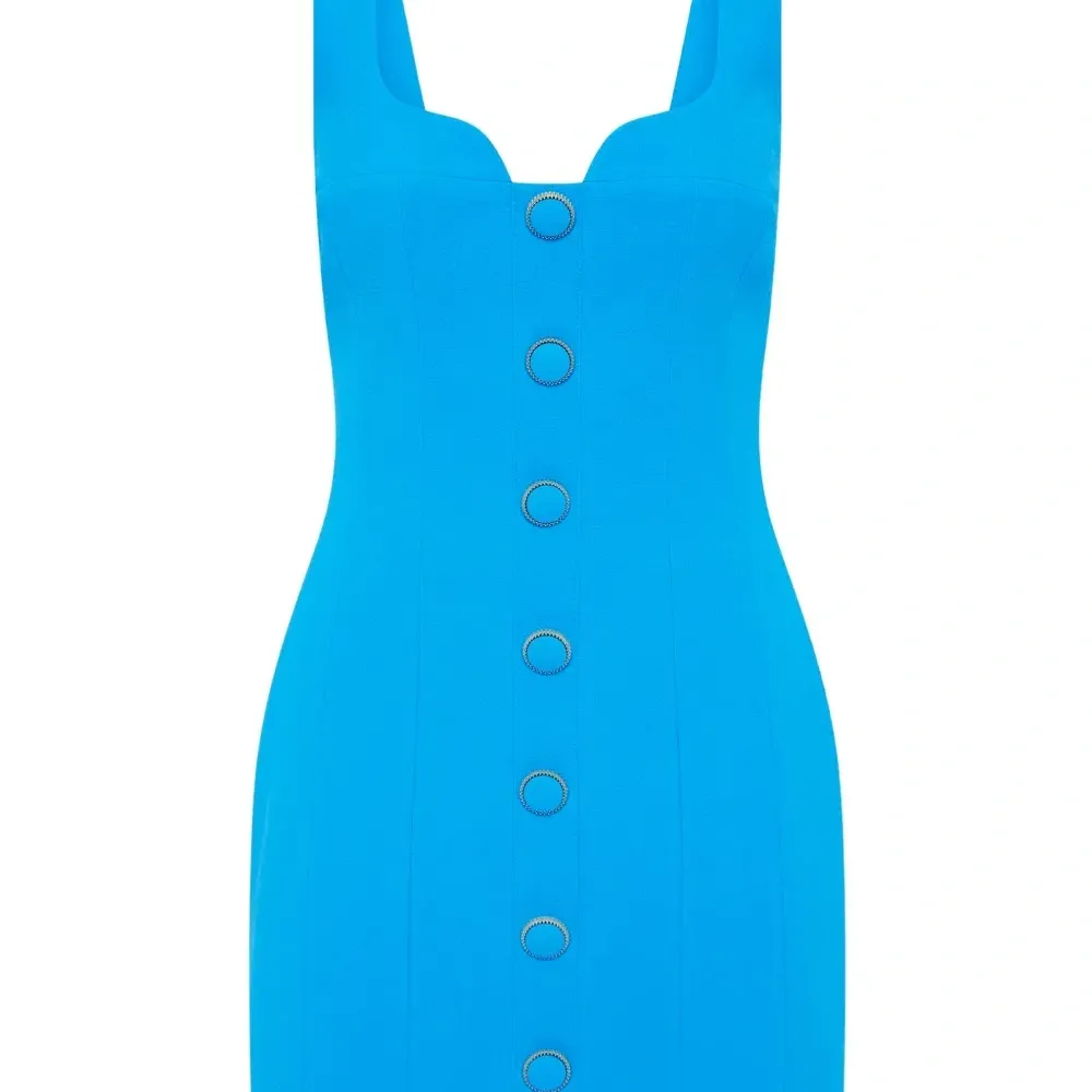 платье мини с вырезом в форме сердца