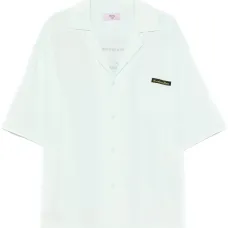 Рубашка с нашивкой-логотипом