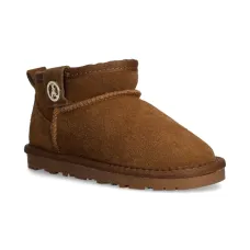 Замшевые ботинки