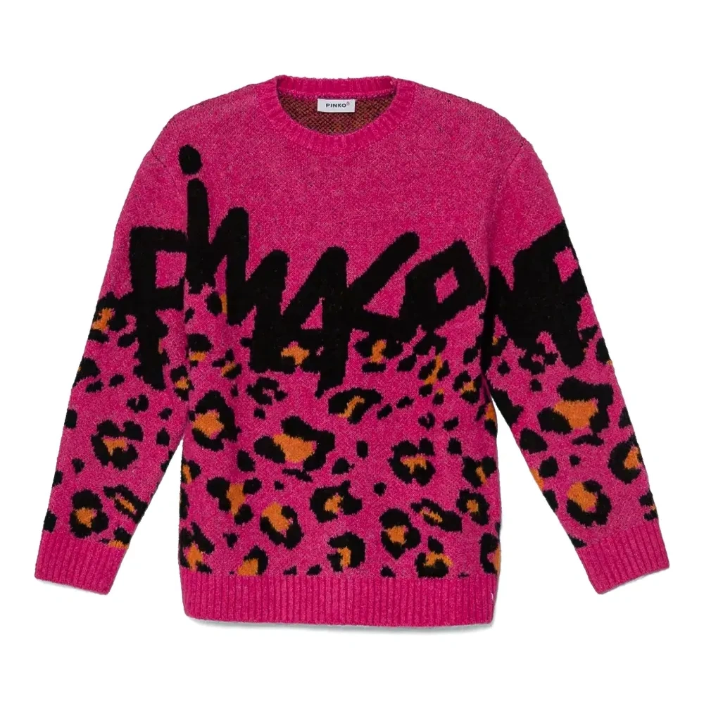 Джемпер с леопардовым узором