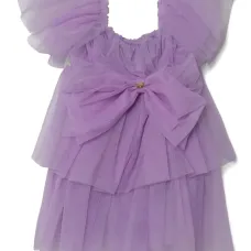 Платье из тюля с бантом