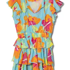 Платье с цветочным принтом