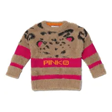 Свитер вязки интарсия с логотипом