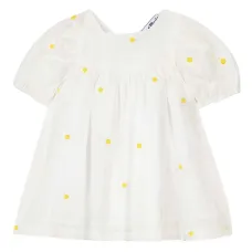 Платье с цветочной вышивкой