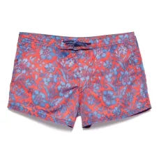 Плавки-шорты с цветочным принтом