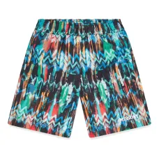 Плавки-шорты с узором зигзаг