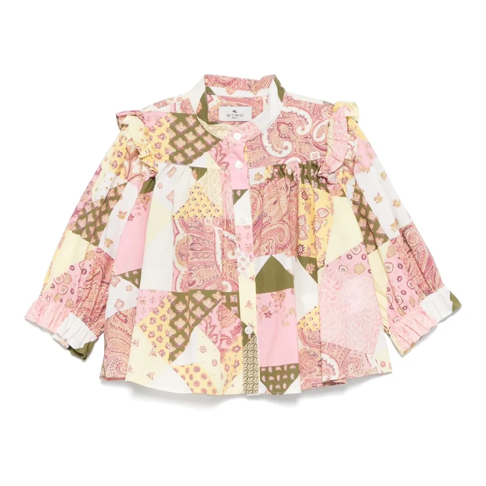 Блузка в технике пэчворк