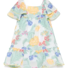 Платье с цветочным принтом