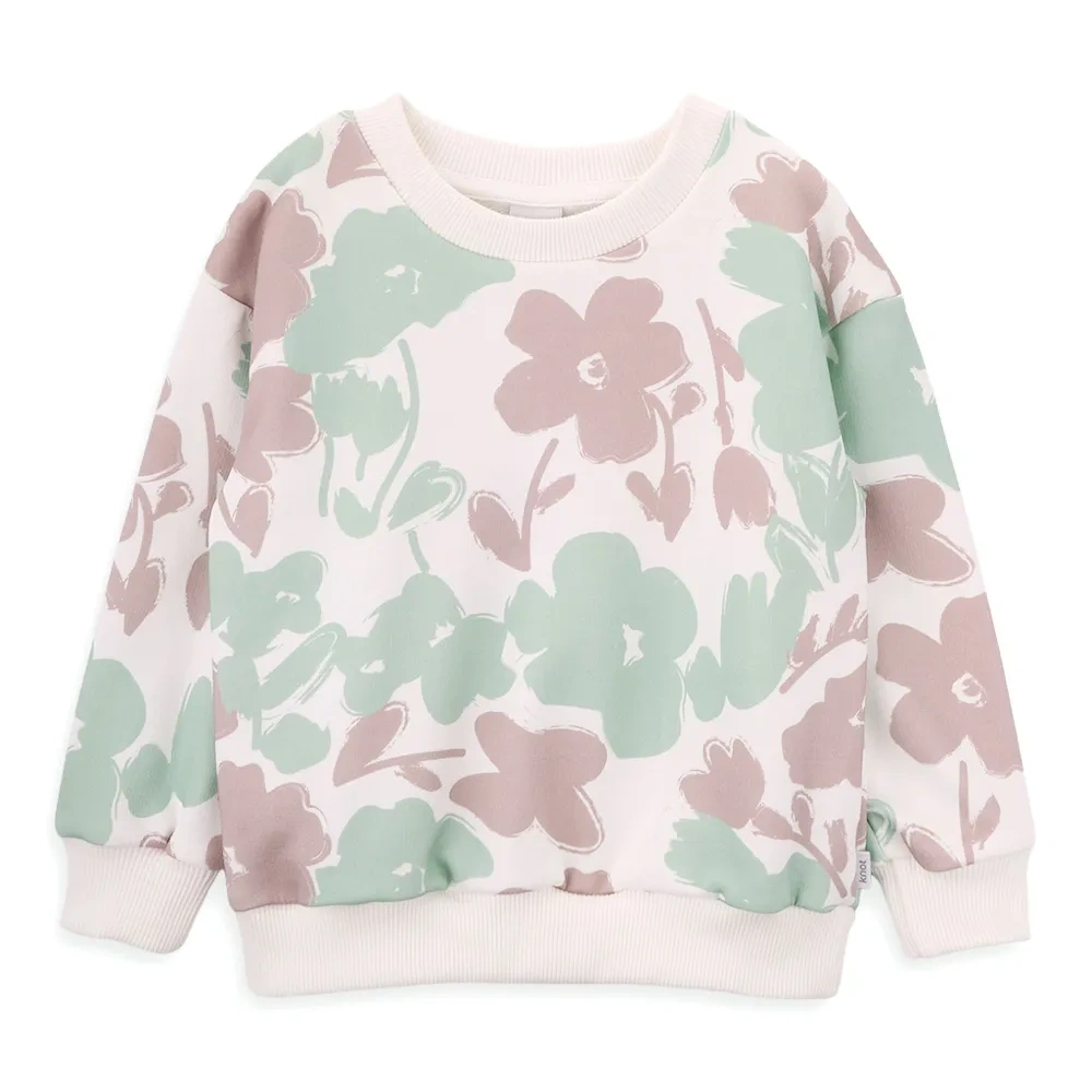 Толстовка с цветочным принтом