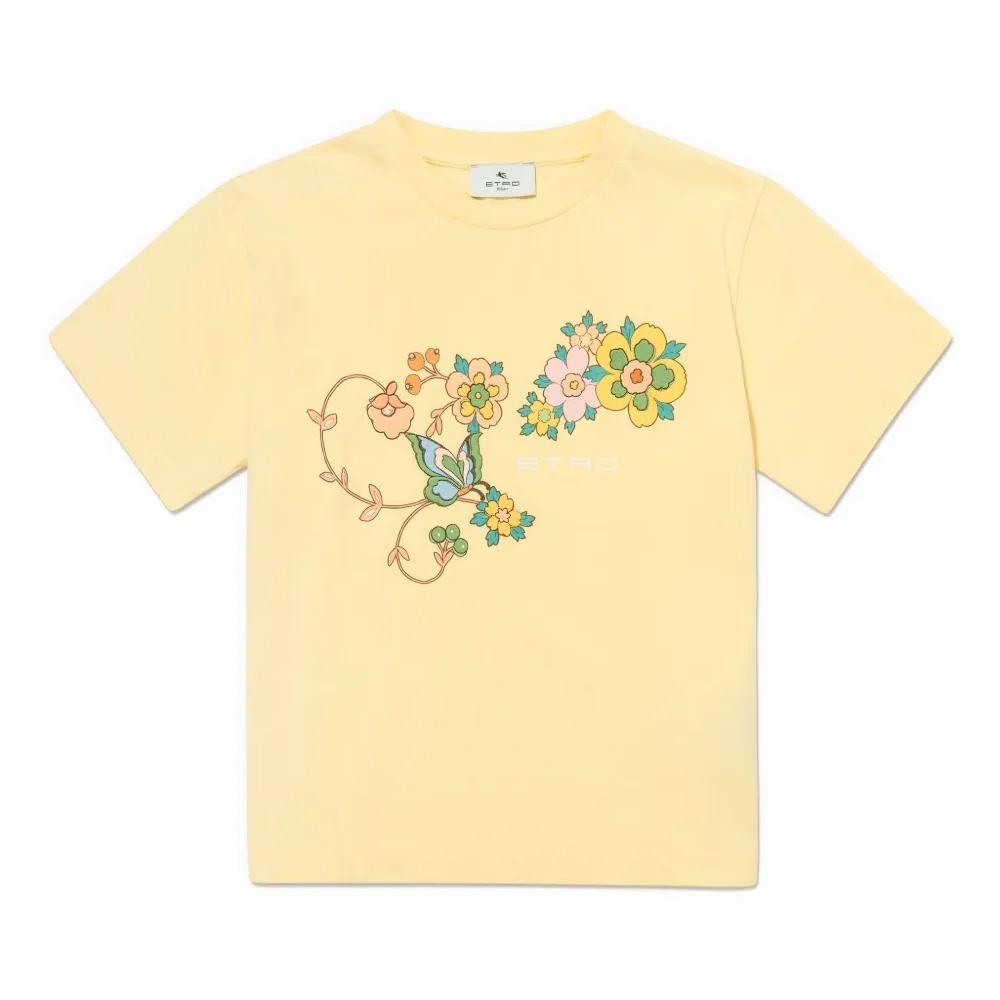 Футболка с цветочным принтом