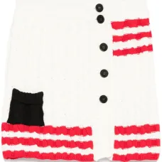 Мини-юбка фактурной вязки