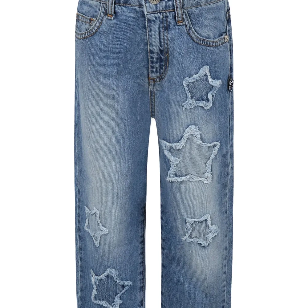 Джинсы с нашивками