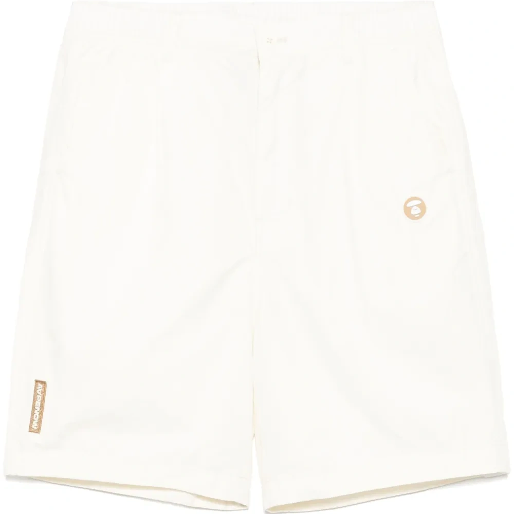 Шорты с нашивкой-логотипом