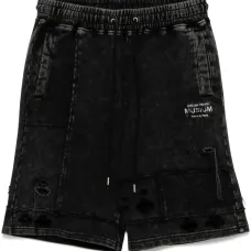 Спортивные шорты с эффектом потертости