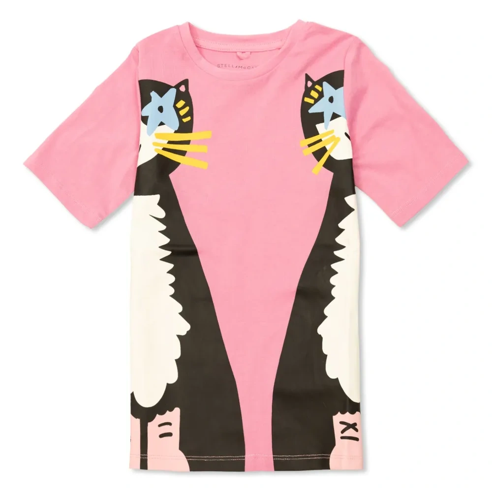 Платье мини с графичным принтом