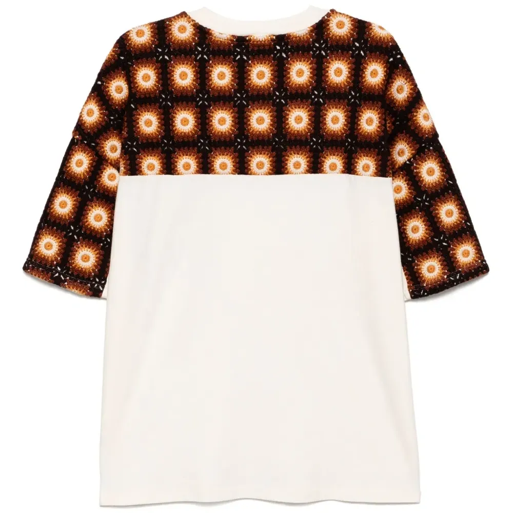 Футболка в технике пэчворк