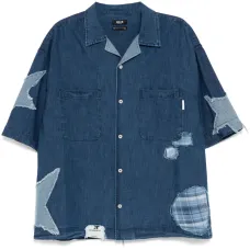 Рубашка в технике пэчворк