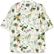 Рубашка с графичным принтом