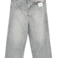 Джинсы в технике пэчворк