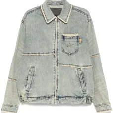 Джинсовая куртка с вышивкой