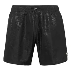 Плавки-шорты с тисненым логотипом