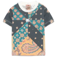 Футболка с принтом пейсли