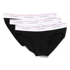 Комплект из трех трусов-брифов с логотипом