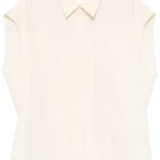 Поплиновая рубашка без рукавов