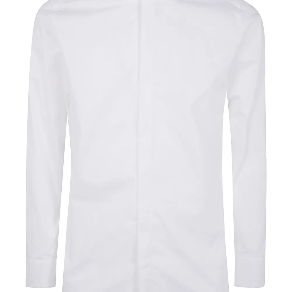 Рубашка с отложным воротником