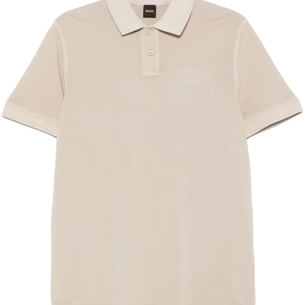 Рубашка поло с вышитым логотипом