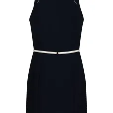 Платье мини с поясом