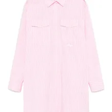 Поплиновое платье-рубашка