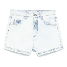 Шорты с эффектом потертости Шорты с эффектом потертости