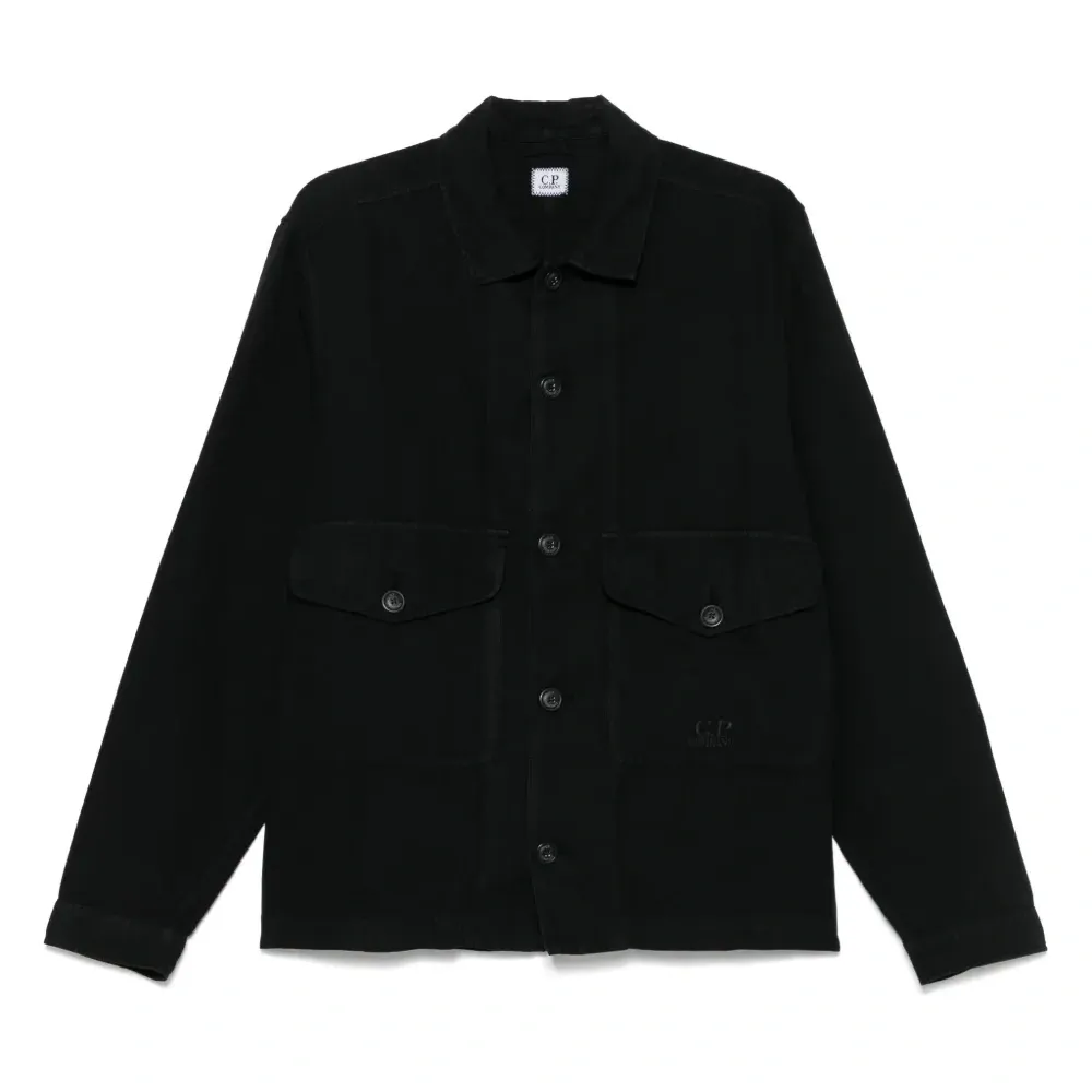 Рубашка с вышитым логотипом