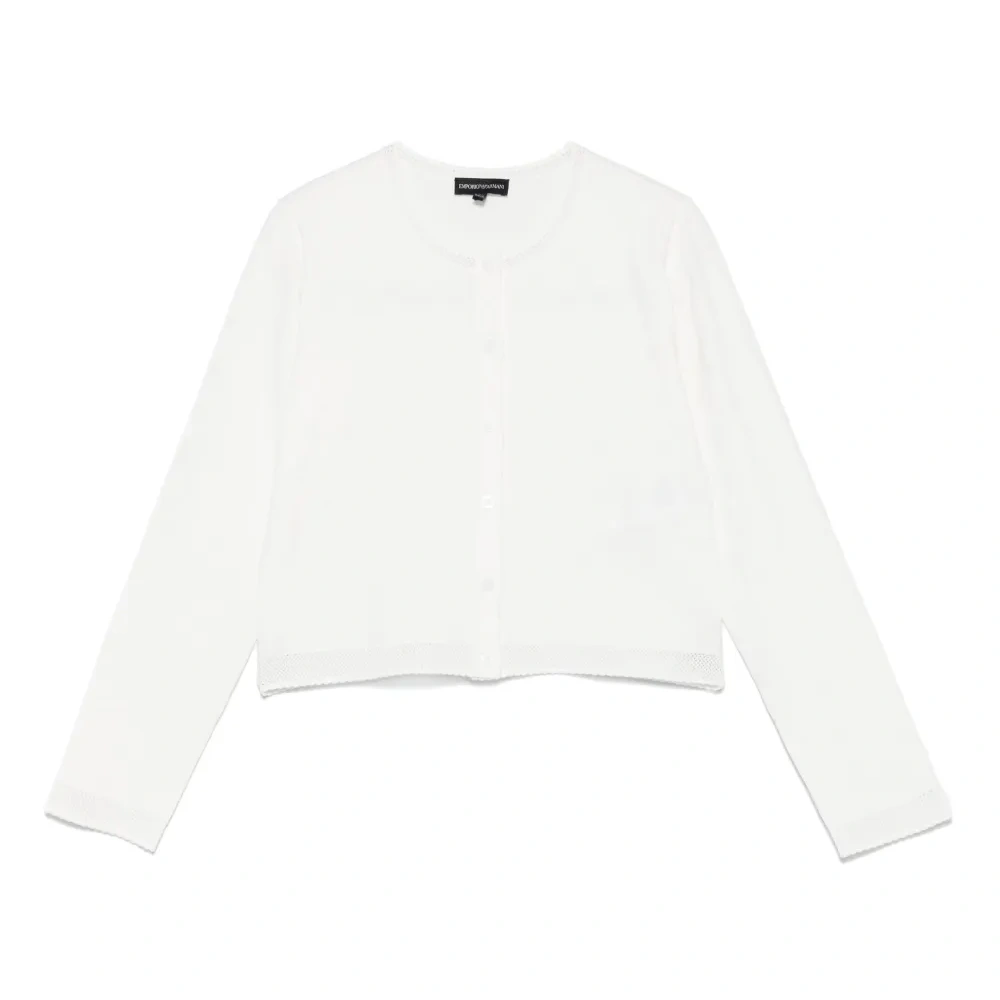 Кардиган с жаккардовым логотипом