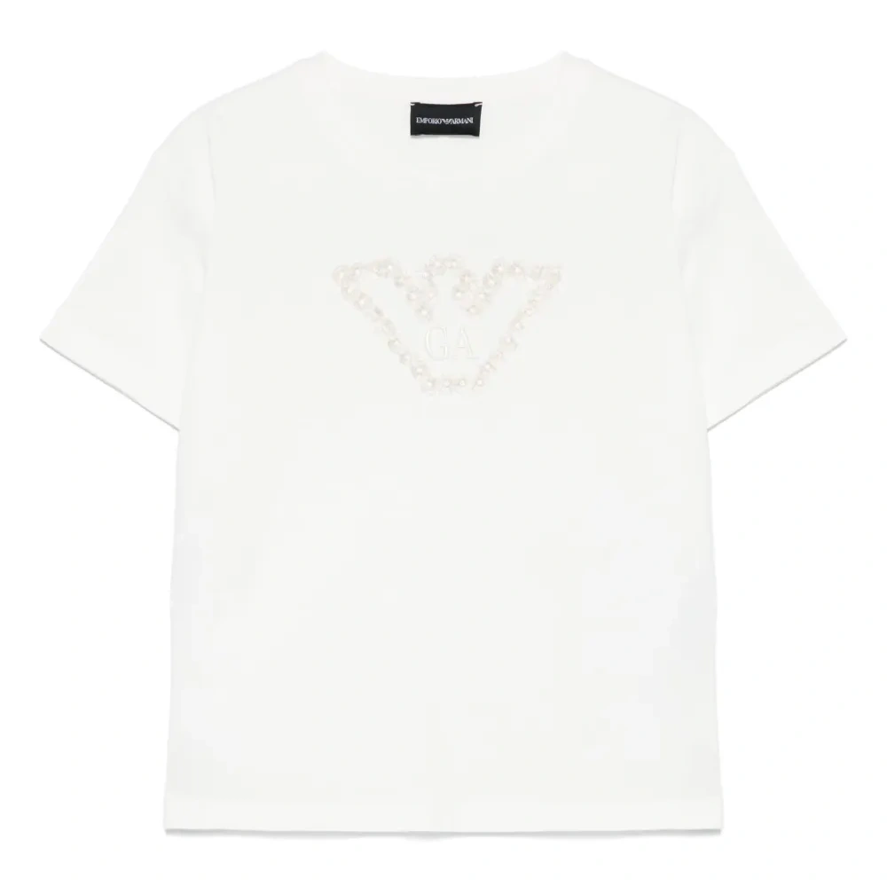 Футболка с цветочной вышивкой